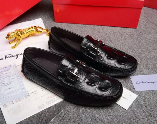Salvatore Ferragamo Business Casual Men Shoes--016